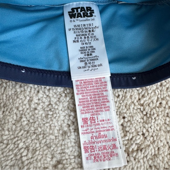 NWOT 2T Star Wars R2-D2 Two-Piece Swimsuit for Girls - Picture 12 of 16